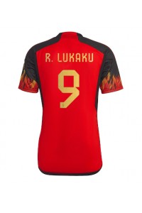 Fotbalové Dres Belgie Romelu Lukaku #9 Domácí Oblečení MS 2022 Krátký Rukáv